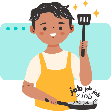 Jobs served fresh illustration